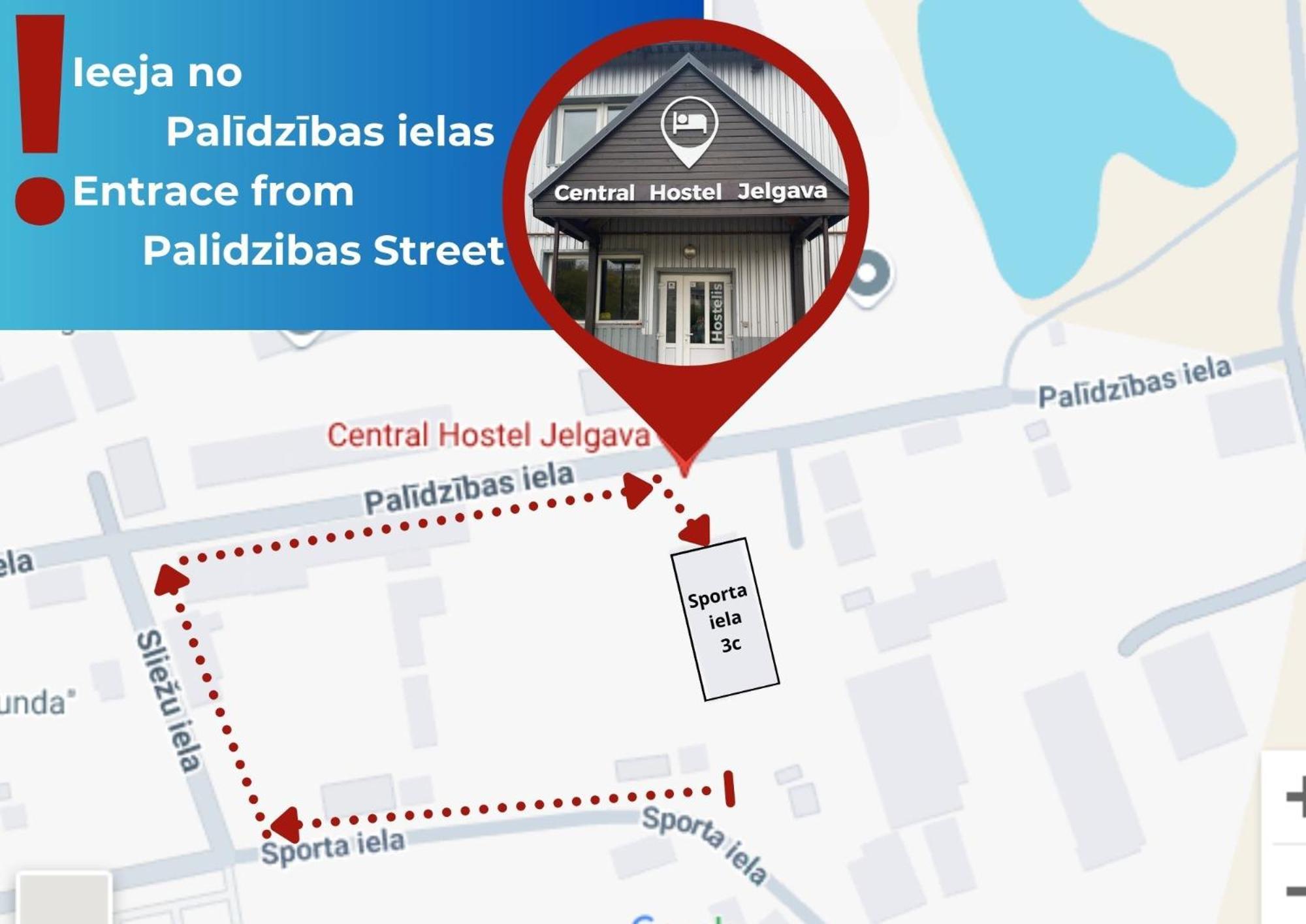 Central Hostel เยลกาวา ภายนอก รูปภาพ